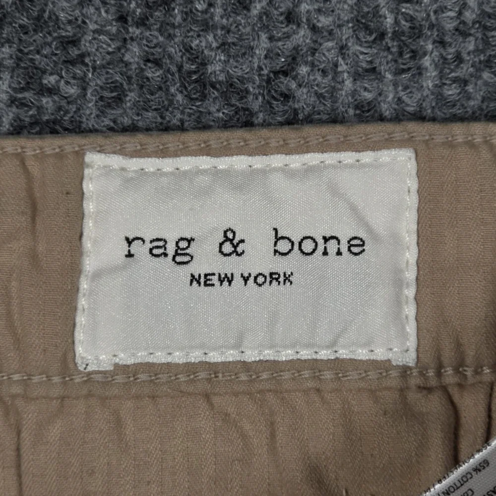 Rag & Bone Mens 38 Fit 2 Action Loopback Skinny Chino Pants Fog Grey Stretch